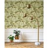 Casadeco|Modern style wallpaper with watercolor green pine forest|Floral