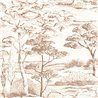 Casadeco|Papier peint style méditerranéen avec paysage de pins|Rustique