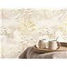 Casadeco|Watercolor flower wallpaper in white for living rooms|Floral