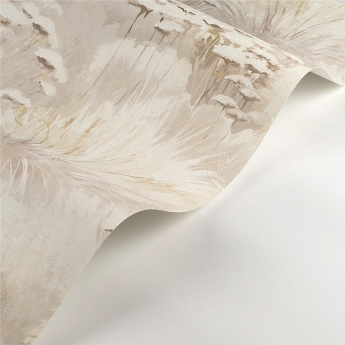 Papel pintado flores acuarela blanco para salón - Casadeco Sentier des Dunes 200941322