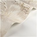 Casadeco|Watercolor flower wallpaper in white for living rooms|Floral