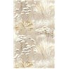 Casadeco|Beige watercolor floral wallpaper with a beautiful wild plant print|Floral