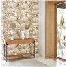 Casadeco|Papel pintado flores silvestres beige perfecto para recibidor|Floral
