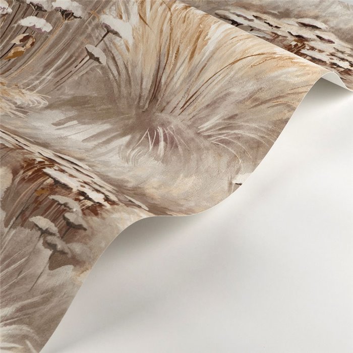 Casadeco|Beige wildflower wallpaper perfect for entryway|Floral