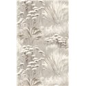 Casadeco|Gray watercolor flower wallpaper ideal for bathroom or entryway|Floral