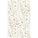Casadeco|Tapete mit weißen Meerlavendel-Wildblumen, schlicht und hübsch|Skandinavisch