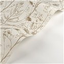 Casadeco|White sea lavender wildflowers wallpaper, simple and pretty|Scandinavian