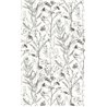 Casadeco|Wallpaper for bathrooms with white sea lavender flowers|Rustic