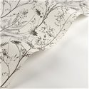 Casadeco|Wallpaper for bathrooms with white sea lavender flowers|Rustic