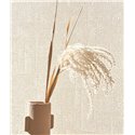 Casadeco|Modern white wallpaper with a beautiful iridescent texture|Modern