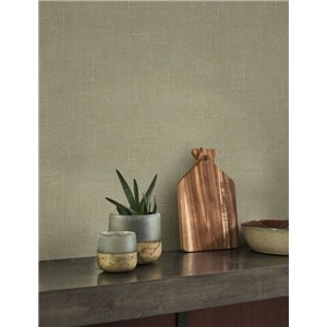 Caselio|Timeless brown wallpaper with sisal natural fiber effect|Bedrooms 2