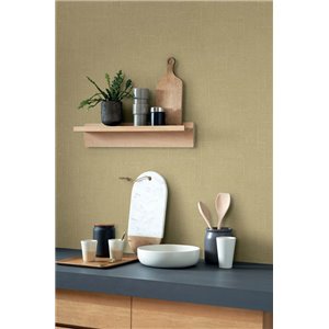 Casadeco|Papier peint museline vert émeraude|Vert 2
