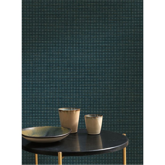 Casadeco|Papier peint petits carreaux vichy beige|Carreaux