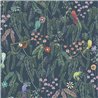 Casadeco|Kids wallpaper tropical animals blue|Children's