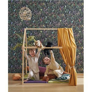 Casadeco|Kids wallpaper white and beige jungle with animals|Children's 2