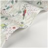 Casadeco|Kids wallpaper tropical animals white and green|Children's