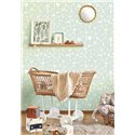 Casadeco|Kids wallpaper blue jungle with wild animals|Children's