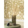 Casadeco|Papier peint enfant jungle verte avec animaux sauvages|Enfants