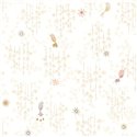 Casadeco|Papier peint enfant oiseaux exotiques et fleurs beige pastel|Enfants