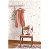 Casadeco|Kids wallpaper exotic birds and pastel pink flowers|Children's
