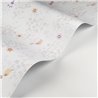 Casadeco|Kids wallpaper exotic birds and pastel violet flowers|Children's