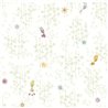 Casadeco|Kids wallpaper exotic birds and pastel green flowers|Children's