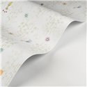 Casadeco|Papier peint enfant oiseaux exotiques et fleurs vert pastel|Enfants