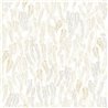 Casadeco|Papier peint enfant feuilles blanc et beige|Enfants