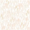 Casadeco|Kids wallpaper leaves white and pink|Children's