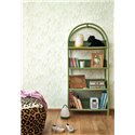 Casadeco|Papier peint enfant feuilles blanc et vert|Enfants