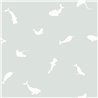 Casadeco|Papier peint enfant animaux marins bleus|Enfants