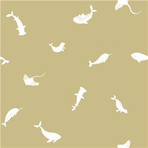 Caselio|Papier peint enfant forêt blanche|Enfants