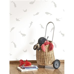Casadeco|Kids wallpaper sea animals green|Children's 2