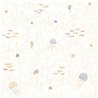 Casadeco|Papier peint enfant coraux et faune marine blanc et beige|Enfants