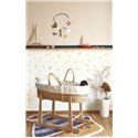 Casadeco|Papier peint enfant coraux et faune marine blanc et beige|Enfants