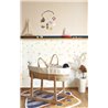 Casadeco|Papier peint enfant coraux et faune marine blanc et beige|Enfants