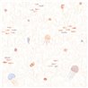 Casadeco|Kids wallpaper corals and sea life white and pink|Children's