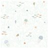 Casadeco|Kids wallpaper corals and sea life white and green|Children's