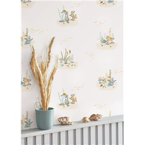 Casadeco|Kids wallpaper sea animals green|Children's 2