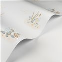 Casadeco|Papel pintado infantil peces y corales marinos blanco y azul|Infantil