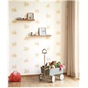 Casadeco|Papier peint enfant poissons et coraux blanc et rouge|Enfants
