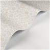 Casadeco|Papel pintado infantil flores de pradera blanco y beige|Infantil
