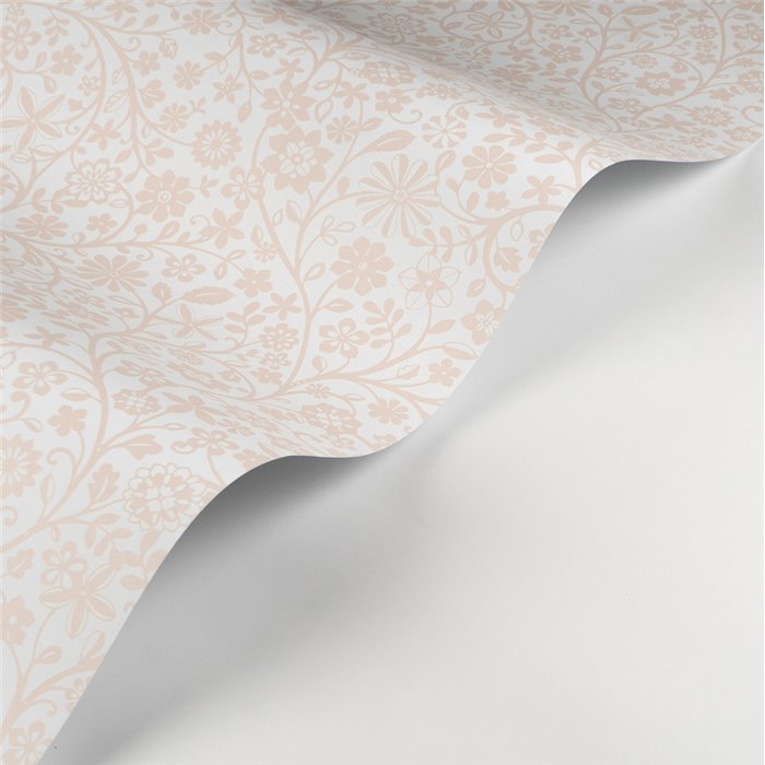 Casadeco|Kids wallpaper meadow flowers white and pink|Children's