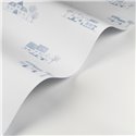 Casadeco|Papier peint enfant cottages Toile de Jouy blanc et bleu|Enfants