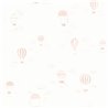 Casadeco|Kids wallpaper hot air balloons white and pink|Children's