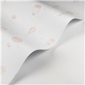 Casadeco|Papier peint enfant montgolfières blanc et rose|Enfants