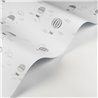 Casadeco|Papier peint enfant montgolfières blanc et gris|Enfants