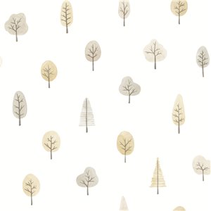 Casadeco|Kids wallpaper Toile de Jouy cottages white and red|Children's