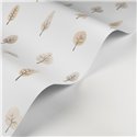 Casadeco|Kids wallpaper forest trees white and beige|Children's