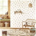 Casadeco|Kids wallpaper forest trees white and green|Children's